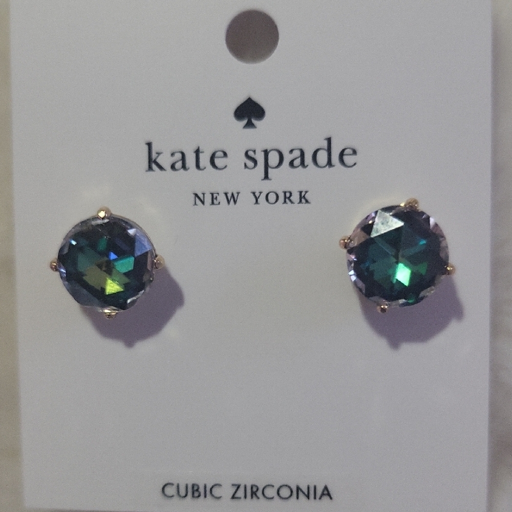 Kate Spade Blue Cubic Zirconia Earrings